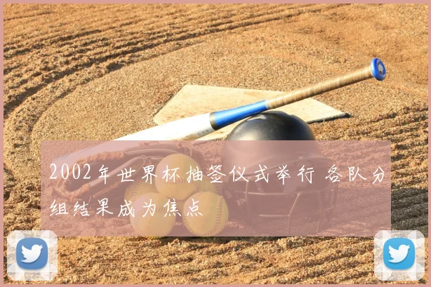 2002年世界杯抽签仪式举行 各队分组结果成为焦点
